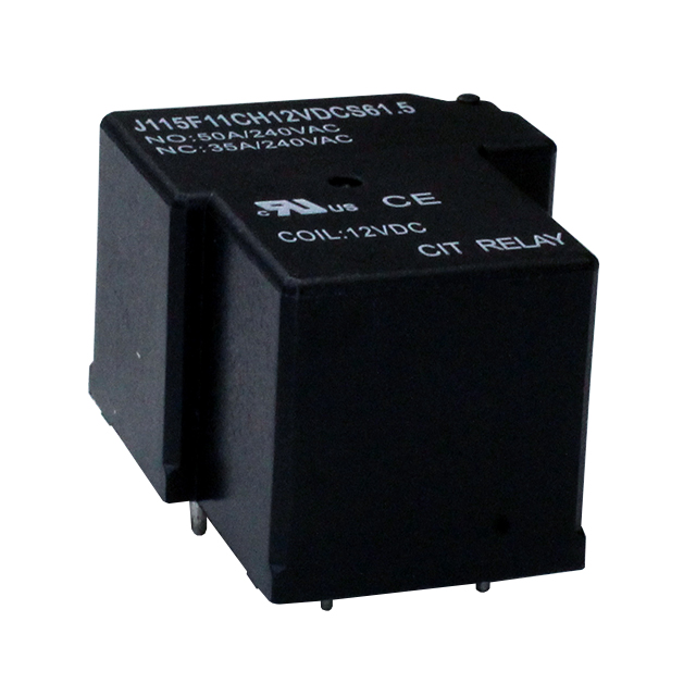 J115F11CH12VDCS61.5 CIT Relay and Switch  Power Relays Over 2 Amps